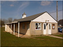 SP3007 : Brize Norton: cricket pavilion cum post office by Chris Downer