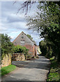 Lane and barn in Blakeshall, Worcestershire