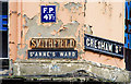 Smithfield signs, Belfast