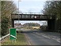 Railway bridge over the A614