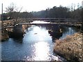 Footbridge below Ystum-cegid Farm access bridge