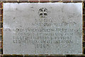 St John the Divine, Mawney Road, Romford - Foundation stone