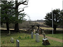 TQ0616 : Looking from the churchyard towards the lych gate at Wiggonholt by Basher Eyre