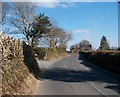 The entrance to Tyddyn Bach on the Rhoslan-Llanystumdwy road