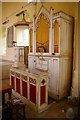 Pulpit and organ