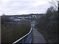 Steps from Beachley Rd down to the A48, Chepstow