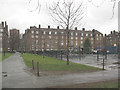 Path across Tabard Gardens