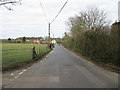 View along School Lane towards Parsonage Farm