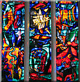 The church of St Andrew in Scole - east window (detail)