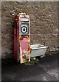 An old petrol pump in Melrose