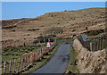 Cattle grid on Mynydd Bach