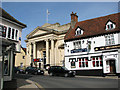 Diss - Greyhound public house and the Corn Hall