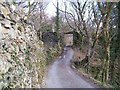 Rubbish run over bridge at Faenol Quarry