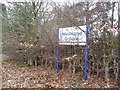 Westwood School sign, Blithbury Road