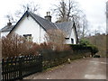 Divach Lodge above waterfall