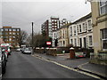 Approaching Coach House Mews in Gratwicke Road