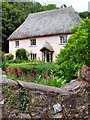 SX8963 : Cockington, Rose Cottage by David Dixon
