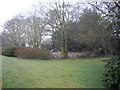 Pond within  grounds of the Hotel Elizabeth Copdock