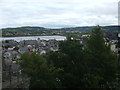 View from the highest point on the town walls