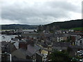 SH7877 : Conwy Castle and Pont Conwy across the rooftops by N Chadwick