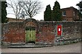 Old Bury Hill Stables: garden entrance and letter box