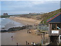 The Windswept Cafe on the south end of Fistral Beach