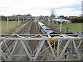 Railway line looking NW from footbridge