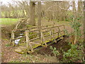 Footbridge in High Copse