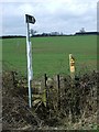 Stile and field to Swinford Road