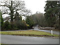 Triangle of grass opposite St Mary Stopham