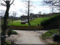 Thatched Cotswolds houses in Oakridge village