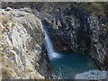 NG4325 : Waterfall on Allt Coir' a' Mhadaidh by Nigel Brown