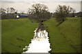 Tidal dyke and Almonds Farm