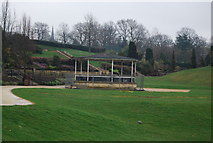 TQ5839 : Bandstand, Calverley Grounds by N Chadwick