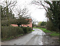 Pulham Road through the hamlet of Dickleburgh Moor