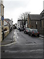 Looking from Grafton Road along the side of Christchurch towards Portland Road