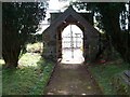 The lych gate of St Cybi