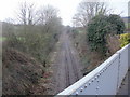 Railway line heading west from Caerphilly Road