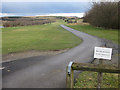 Private road, Waterton Park Golf Course