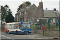 Bus outside Airlie Primary School