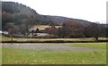 Shingle deposits on the flood plain of Afon Conwy