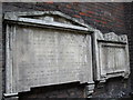 Memorial on the outside wall at St Peter-upon-Cornhill (4 & 5)