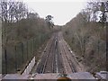 Railway line near Lower Park Farm