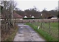 Footpath meets A286