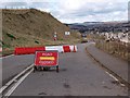 Road closed after flooding