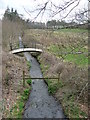 Tiverton : Stream & Footbridge