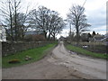 Road through Old Cassop County Durham