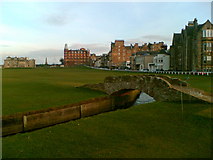 NO5017 : St Andrew's Old Course looking up the 18th by JBPM67