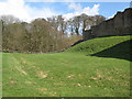 The moat at Aydon Castle