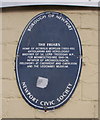 Blue plaque, Queens Chambers, Newport